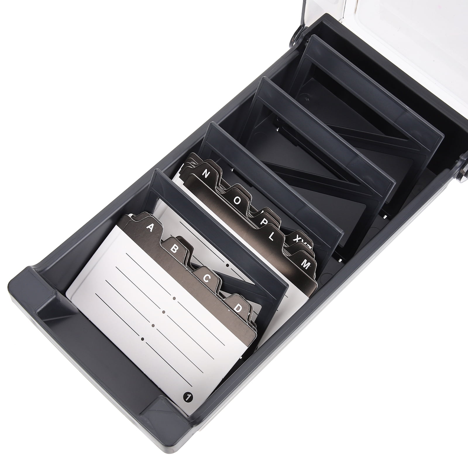 Card Box Index Card Holder Flash Card Organizer Notecard Holder