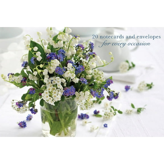 Card Box of 20 Notecards and Envelopes: Forget-Me-Nots: A Delightful Pack of High-Quality Flower Gift Cards and Decorative Envelopes (Other)