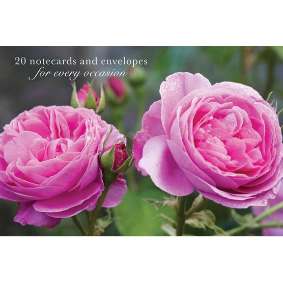 Card Box of 20 Notecards and Envelopes: Pink Rose: A Delightful Pack of High-Quality Flower Gift Cards and Decorative Envelopes (Other)