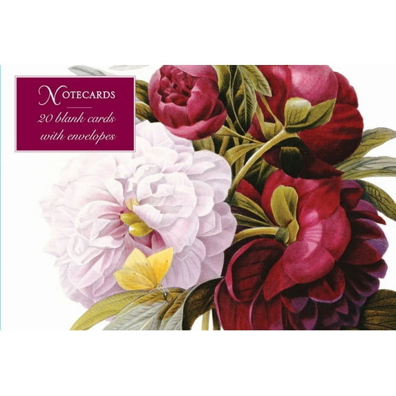 Card Box of 20 Notecards and Envelopes: Redoute Peony: A Delightful Pack of High-Quality Fine-Art Gift Cards and Decorative Envelopes. (Other)
