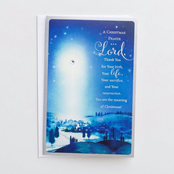 Card-Boxed-A Christmas Prayer-John 1:16 NIV (Box Of 18)