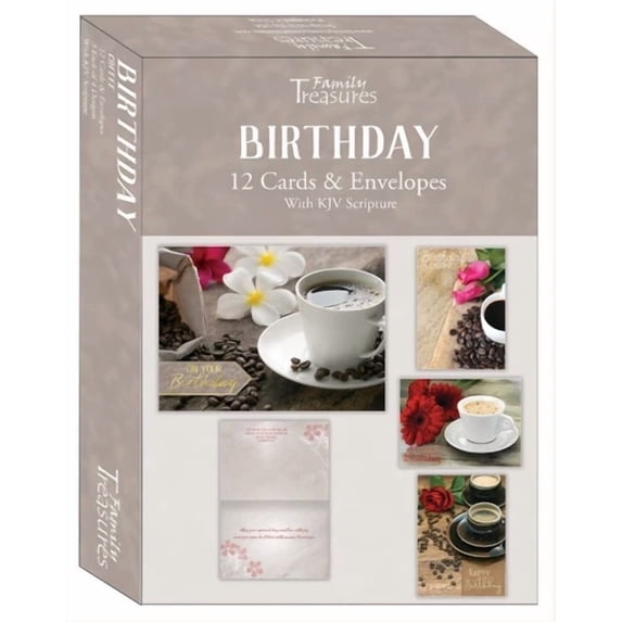 Card-Boxed-Birthday-Coffee (Pack Of 12)