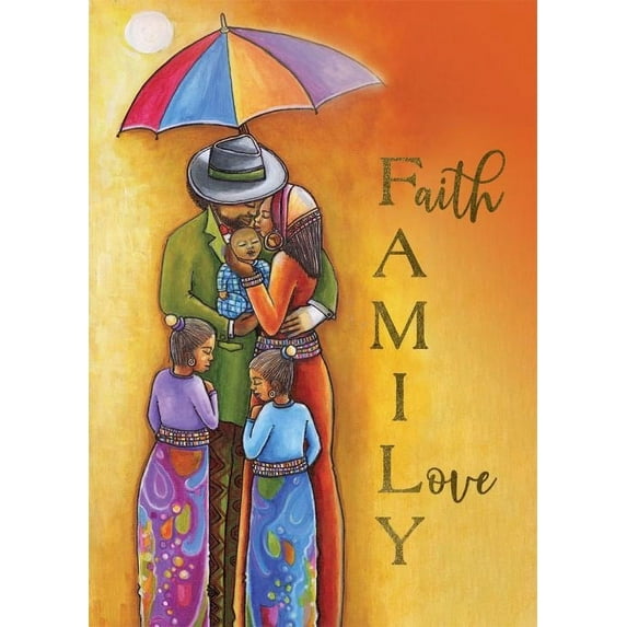 African American Expressions – Boxed African American Christmas Cards with Foil-Lined Envelopes & Gold Sticker Seals, 15 Embossed Holiday Greeting Cards – Faith Family Love