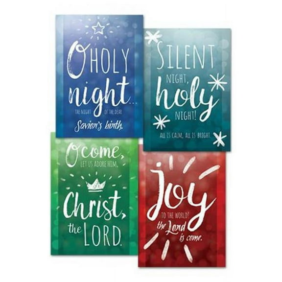 Card-Boxed-Let Us Adore Him Assorted Christmas (4 Designs) (Kjv) (Box Of 12)