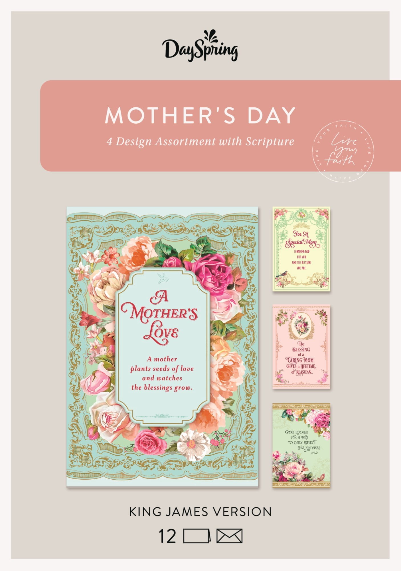 DaySpring Mother's Day Greeting Cards - Walmart.com