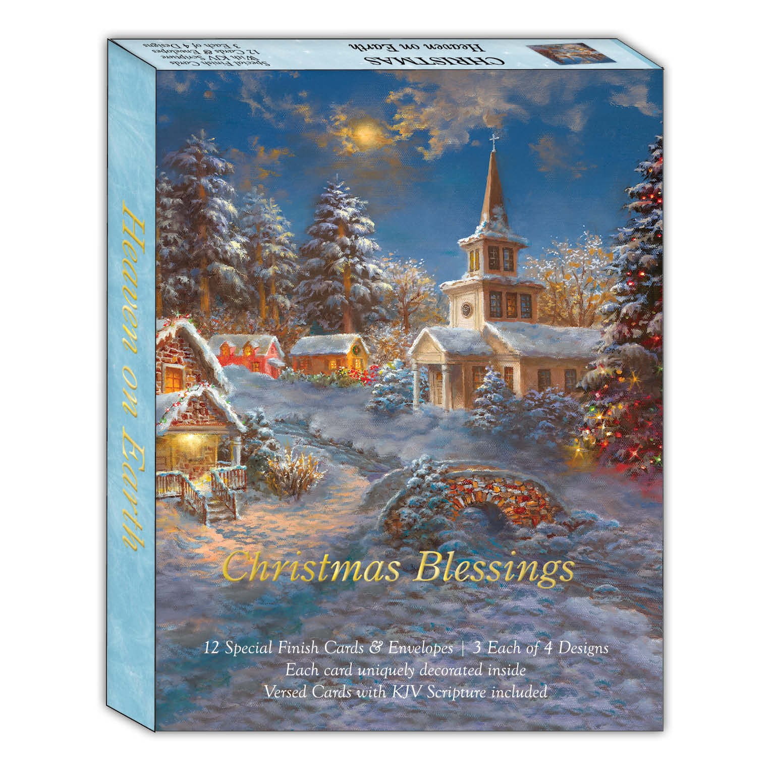 Card-Boxed-Shared Blessings-Christmas-Assorted/Heaven On Earth (Box Of 12)