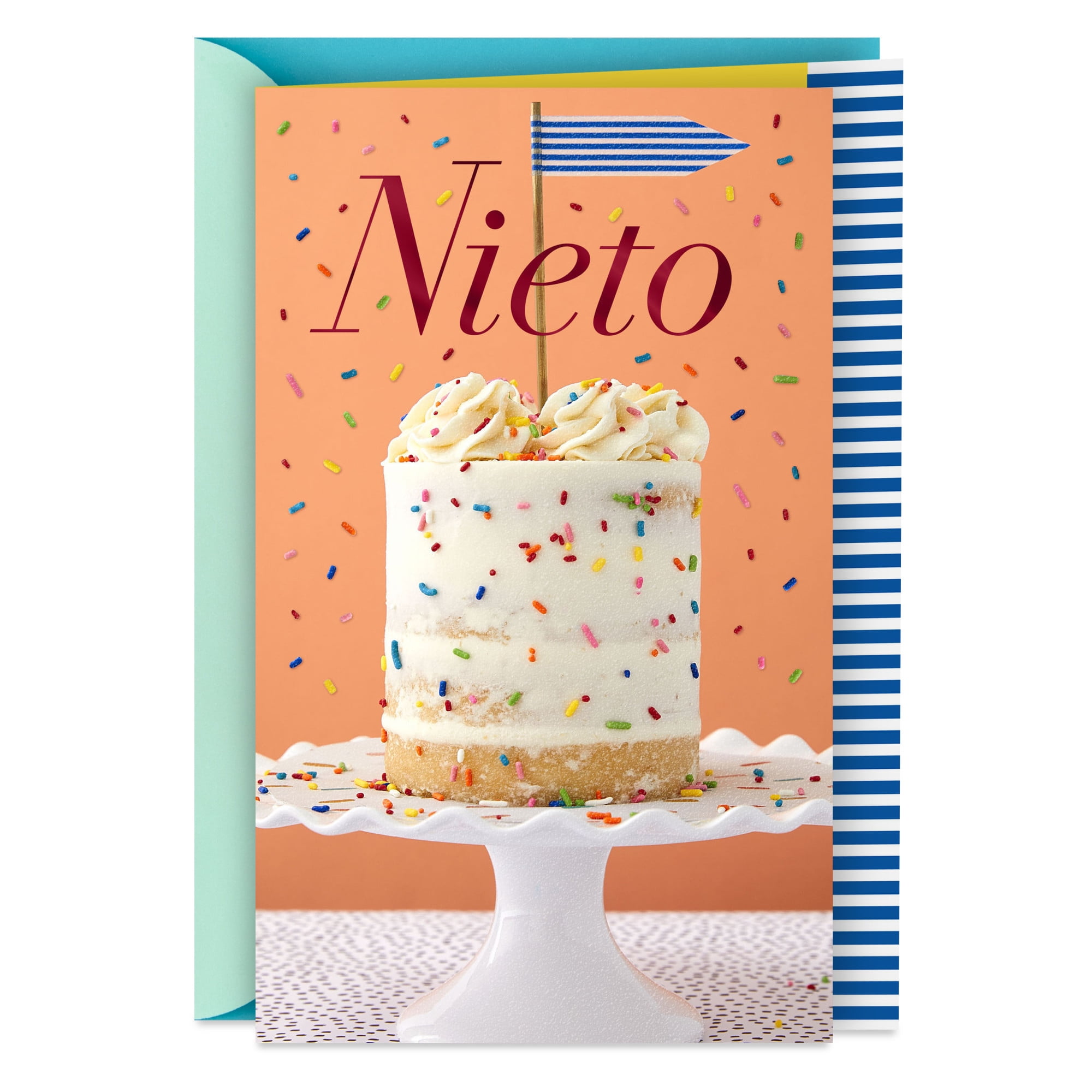 Hallmark VIDA Spanish-Language Birthday Card for Grandson (You Are A Gift)