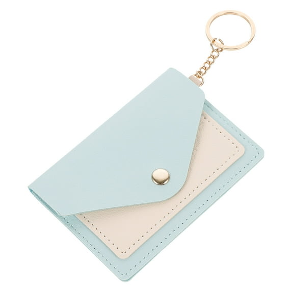 Card Case Keychain Holder Mini Bifold Wallet Small Purse for Women Compact and Stylish
