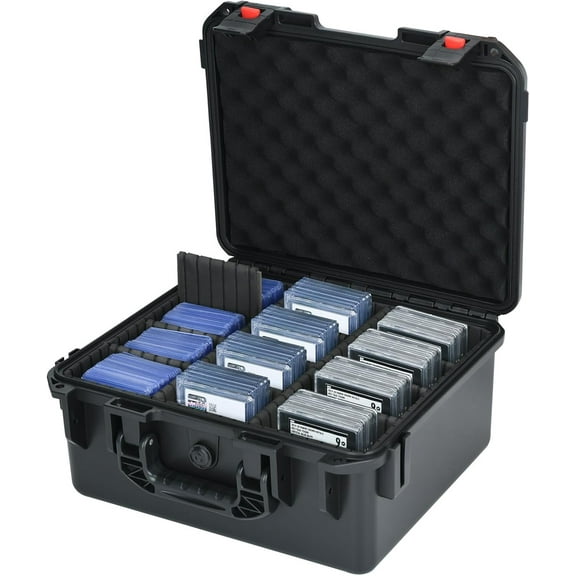 Card Case Storage for Graded Sports Cards - PSA Baseball, Basketball, Football Trading Card Holder, Waterproof Protective Organizer Box for Zion, Slab, Top Loader, Magnetic (Holds 600+Toploaders)