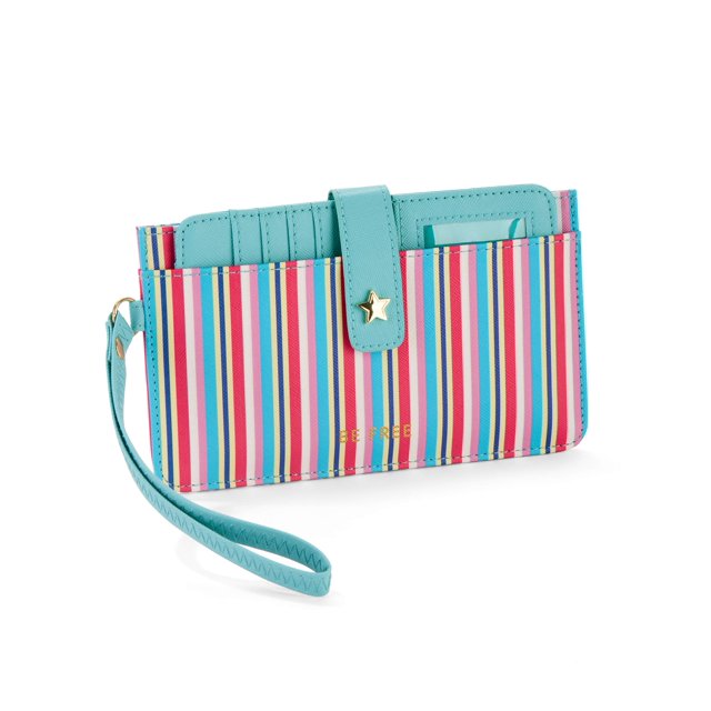Card Case Wallet Multi Stripes