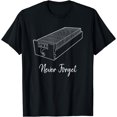 thumbnail image 1 of Card Catalog Never Forget Funny Library Shirt, 1 of 3