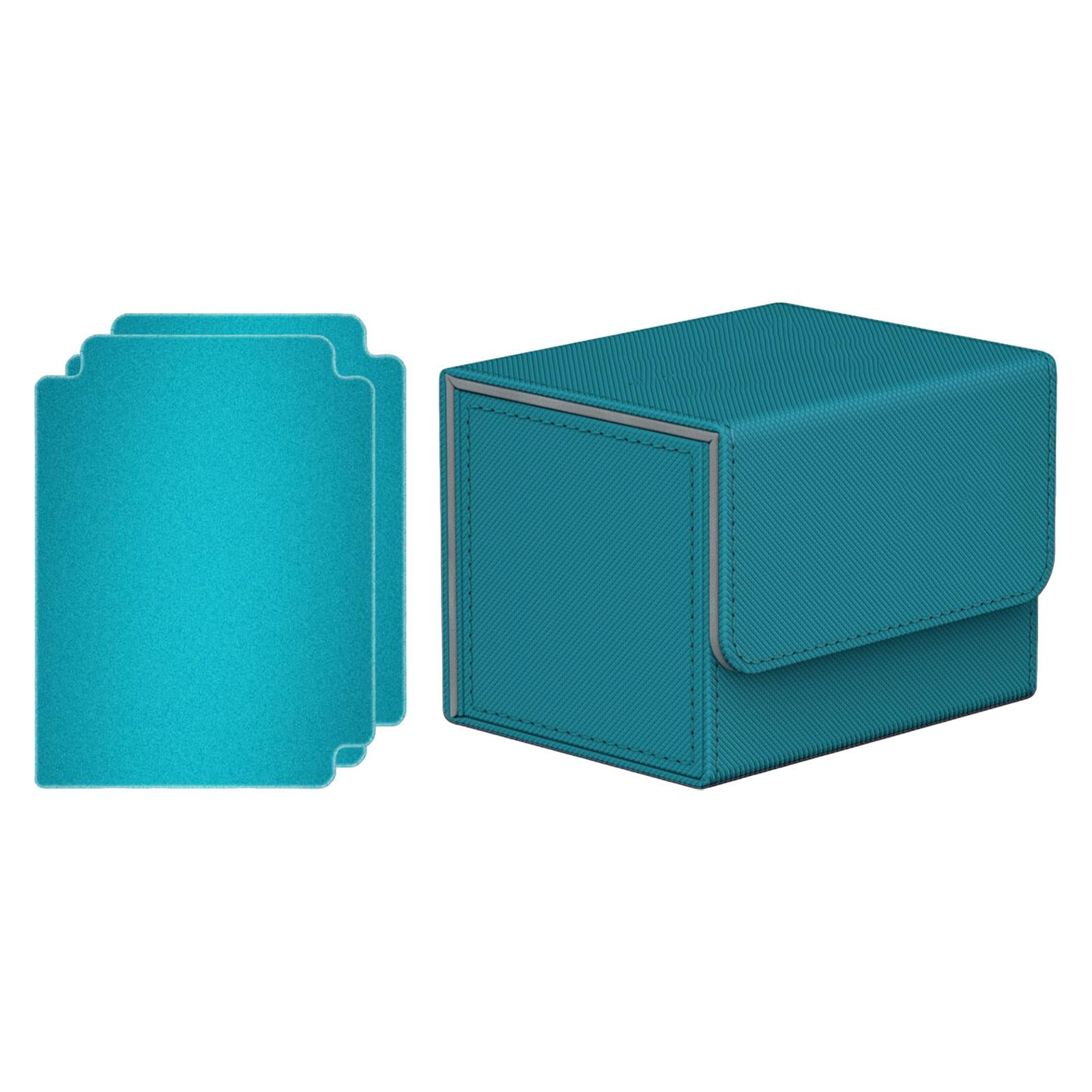 Card Deck Box Collectible Cards Container PU Leather Card Deck Storage