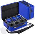 Card Deck Box with Portable Case, 6 Pack Clear Commander Deck Box with ...