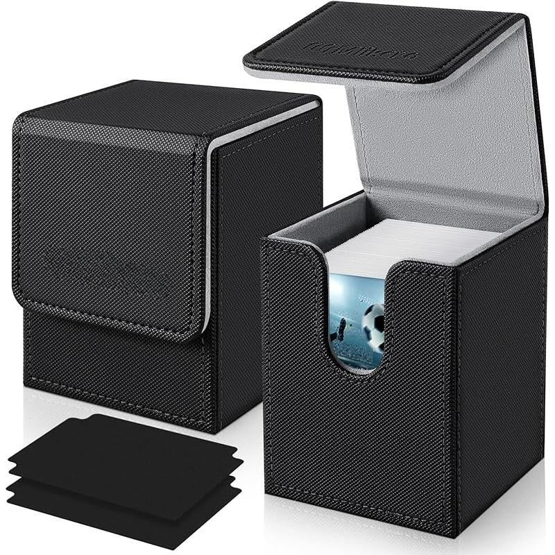 HEAKIERG Angel Wings Leather Deck Box - Magnetic Closure, Holds 100+ Sleeved Cards For MTG, TCG - View #6