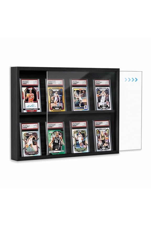 Card Display Case, Trading Card Display Frame Wall Mount, Graded Sports Card Display for Trading Card Collection,1 pack