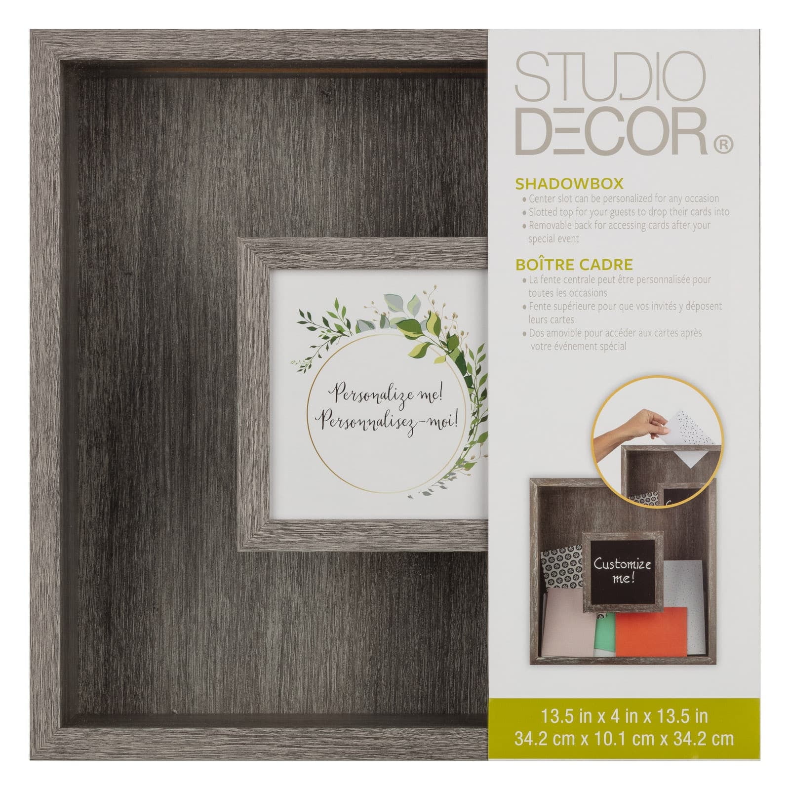 Card Display Shadow Box by Studio Décor® - Walmart.com