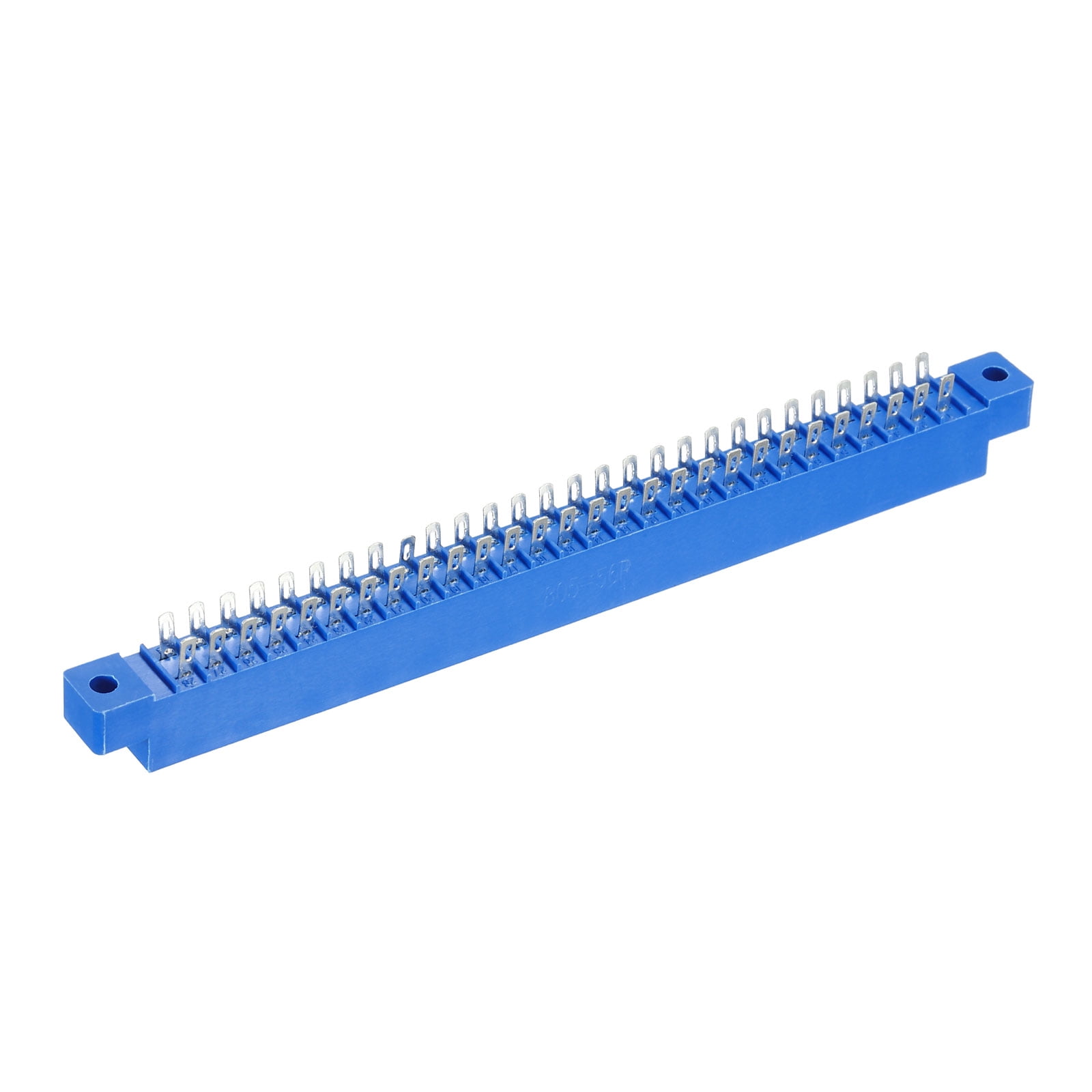 Card Edge Connector Blue Socket 56 Pin Solder Eyelet 3.96mm Pitch for