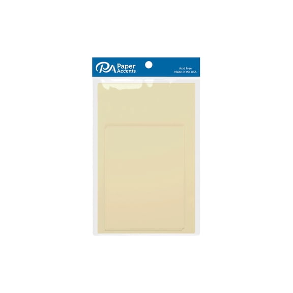 Card & Env 4.25x5.5 10pc Ivory