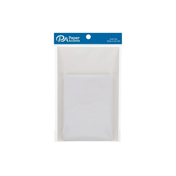 Card & Env 4.25x5.5 10pc Linen White