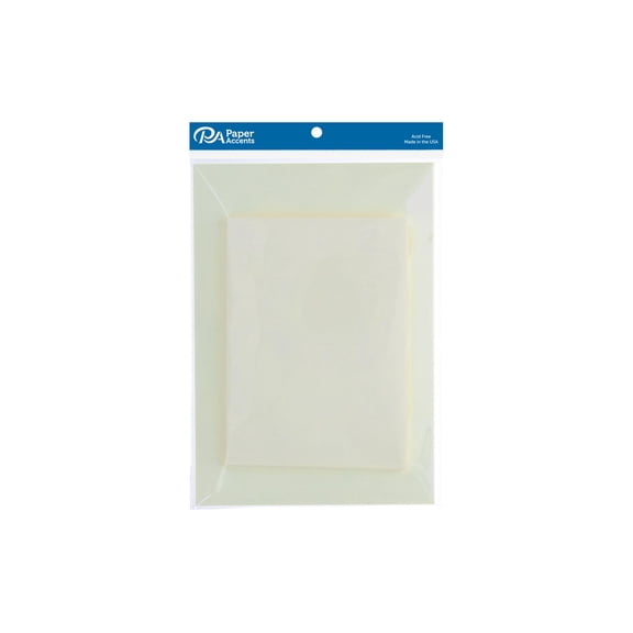 Card & Env 5x7 10pc Cream