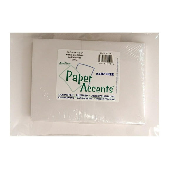 Card & Env 5x7 50pc White