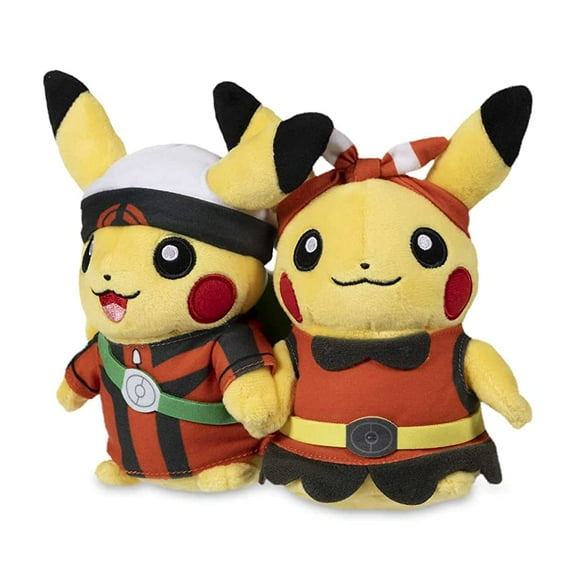 Pokemon Paired Pikachu Celebrations Hoenn Region Plush Set