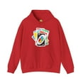 thumbnail image 1 of Card Game Stack Hoodie, Fun Draw 4 Stack Design, Retro Gaming Graphic, 1 of 5