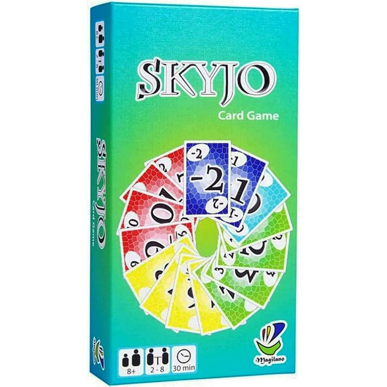 Buy LYPPUL Skyjo Card Game, The Entertaining Card Game for Kids and Adults,  Travel Games Pass the Time, Families Fun Board Games for Kids 8-12 Years or  More, English Version, Blue Online