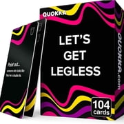 Card Games for Adults Let s Get Legless - Adult Games for Party Game Night with 104 Hilarious Dares & Questions