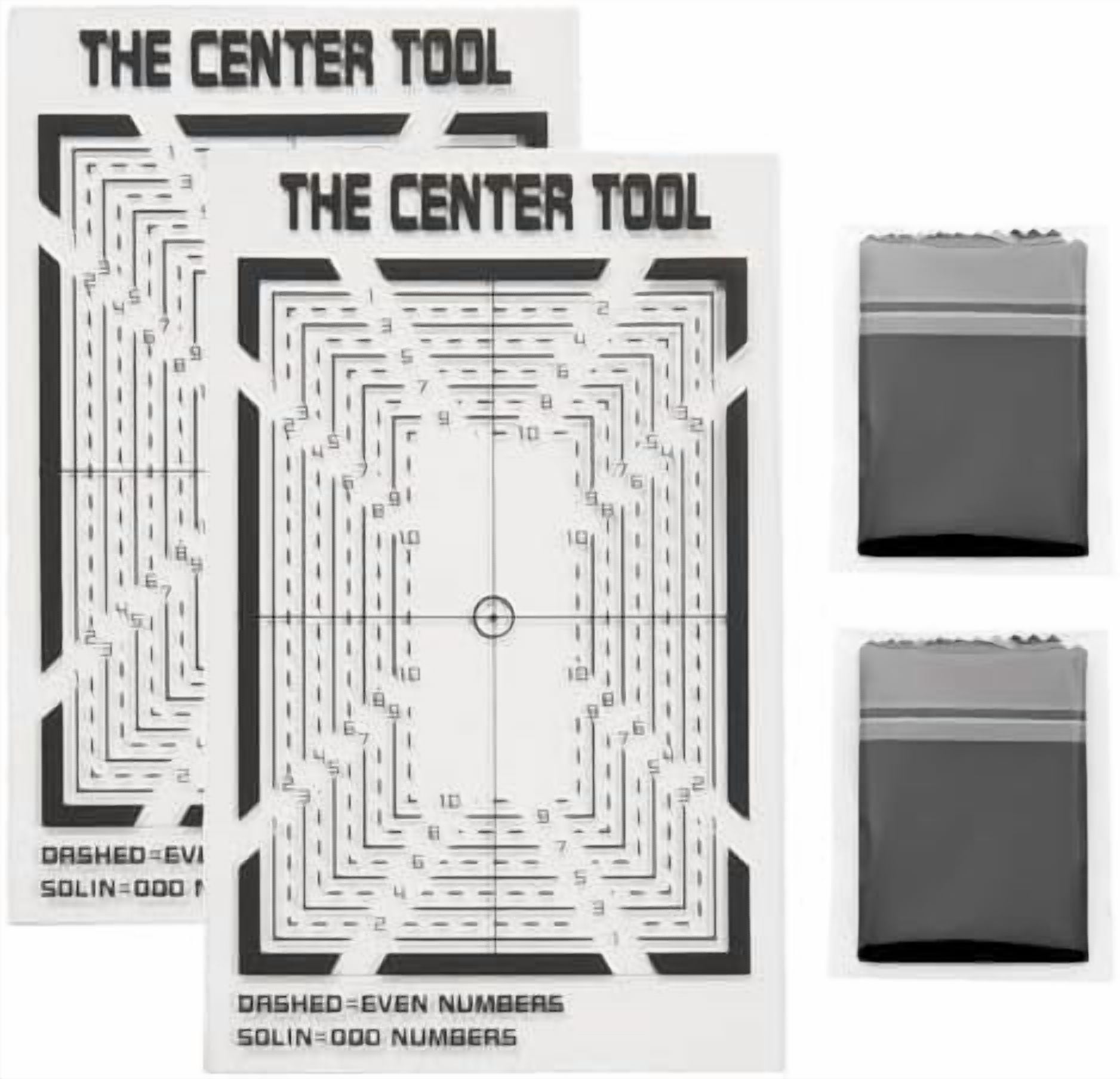 Legends Card Grading Centering Tool with Cleaning Cloth - Hobby