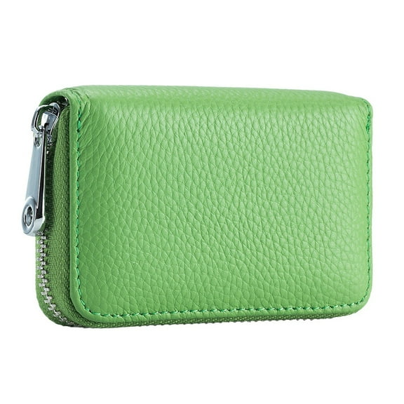 Card Holder - Blocking Wallet for Women - Card Case Holder with Multiple Slots, Secure Protection, Slim Design Sage Green