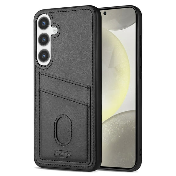 Card Holder Case for Samsung Galaxy A16 5G, Premium PU Leather Wallet Case with Credit Card Slot Holder Ultra Slim Shockproof Protection Anti-Scratch Phone Case for Samsung Galaxy A16 5G,Black