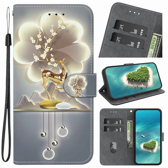 Card Holder Kickstand Phone Case for iPhone 11 12 13 14 Pro Plus XS MAX XR 6.1, Shockproof Protective Cover with Card Slot & Foldable Stand, Anti-Scratch Slim Wallet Case for Apple iPhone