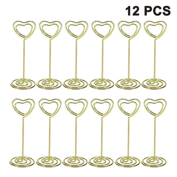 Card Holder Table Card Holders, Picture Holders For Tables, Card Holder Stand For Wedding Décor,Gold