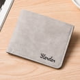 thumbnail image 1 of Card Holder Wallet Integrated Men's Ultra-Thin Short Wallet Soft Leather Wallet Lightweight Simple Multi-Card Wallet Student, 1 of 10
