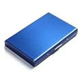 thumbnail image 1 of Card Holder Wallet,RFID Blocking 10 Card Capacitiy,Stainless Steel Portable Bank Card Case for Men and Women, 1 of 7