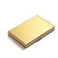 thumbnail image 1 of Card Holder Wallet,RFID Blocking 10 Card Capacitiy,Stainless Steel Portable Bank Card Case for Men and Women, 1 of 7