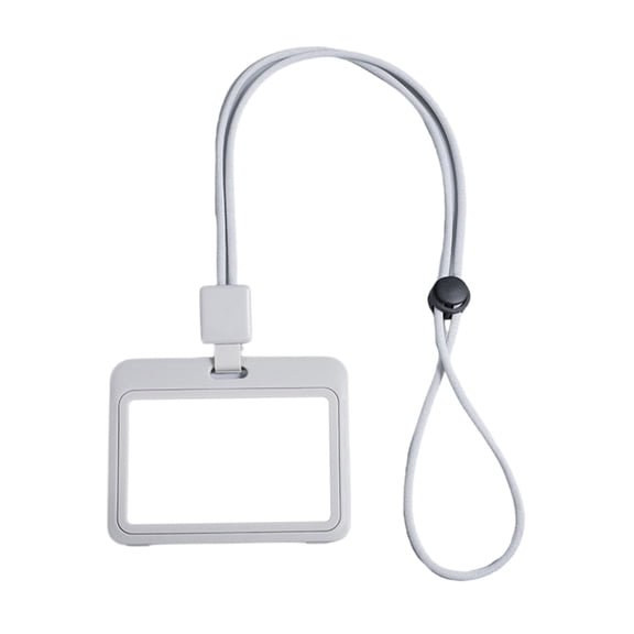 Card Holder with Lanyard Holding 2 Cards Card Badge Holder with Neck Strap