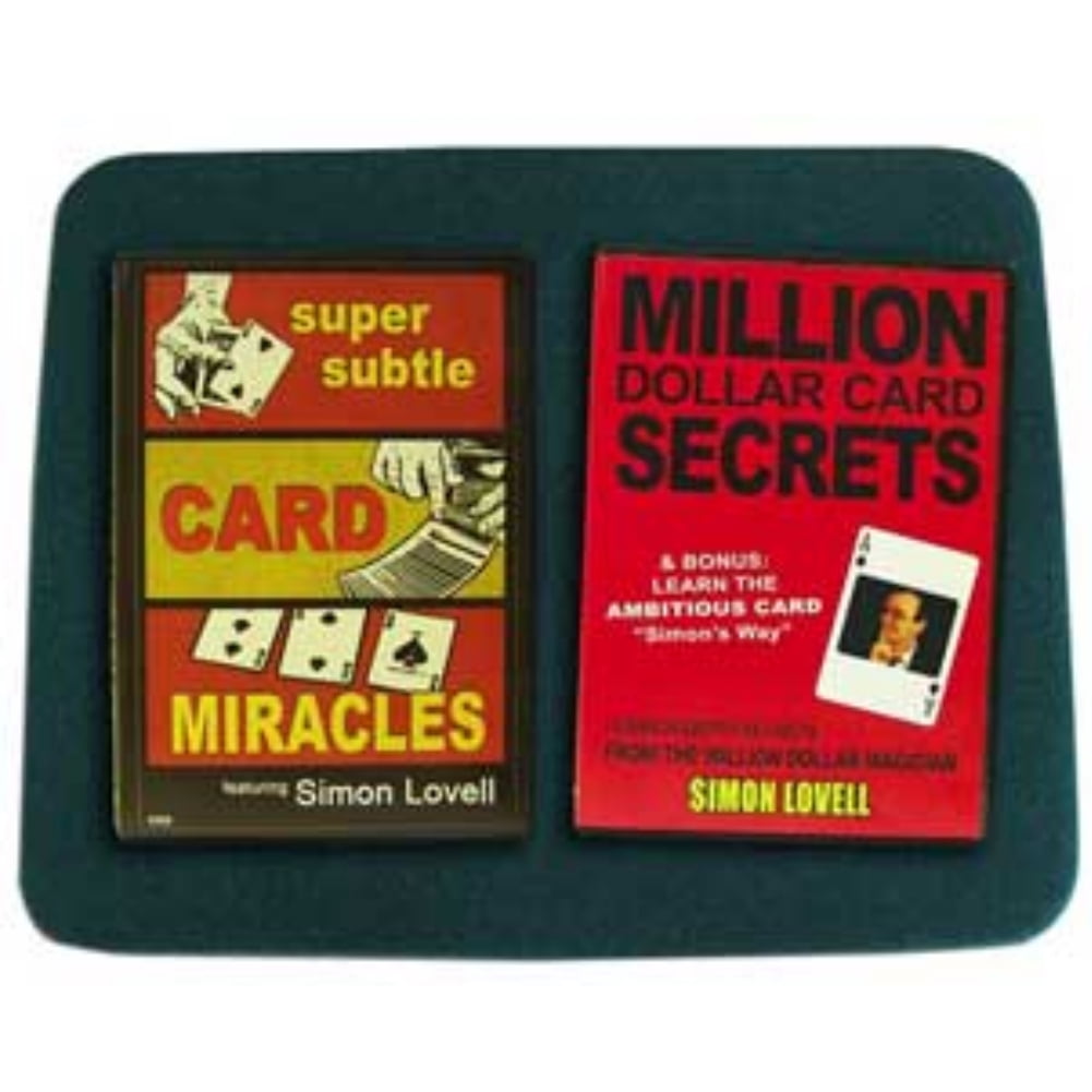 Card Miracles Combo with Simon Lovell - 2 DVDs + Medium Green Close-up Pad