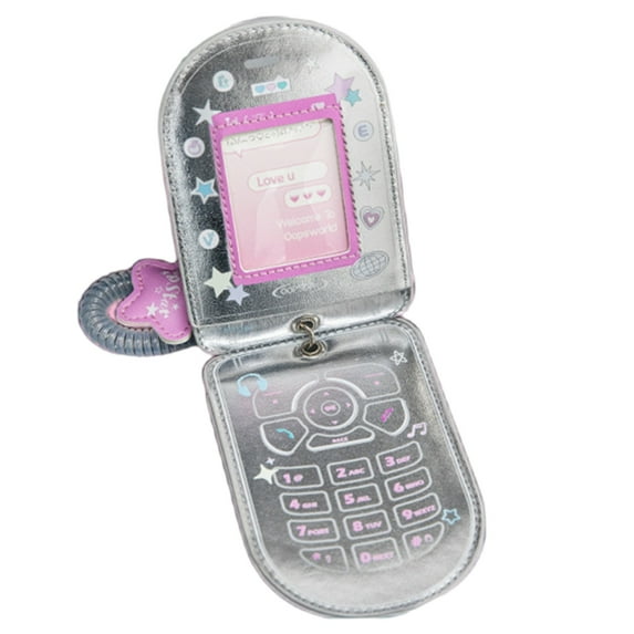 Card Protective Sleeve Card Case with Pendant Retractable Spring Coil Keychain