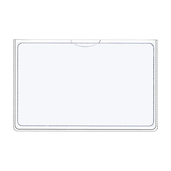 Card Protector Sleeves, Clear Social Security Card Holder, 3.82x2.32in Thick Credit Card Sleeve, Driver's License Protector for Medicare Business ID Cards
