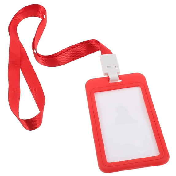 Card Protectors Sleeves Office Chaiers Portable Protector Red Plastic