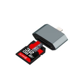 Lightning to SD Card Reader for iPhone 14 13 12 11 Pro Max 7 8 Adapter Digital Camera Micro SD TF Memory Slot Photo Data Transfer for Apple MFI Certified Portable for iPad Converter Accessories