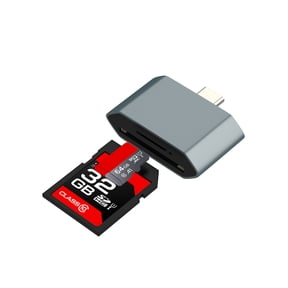 USB C to SD Card Reader Adapter for Apple for iPhone 16 15 Pro Max Type C Digital Camera Micro SD TF Memory Photo Transfer Flash Drive External Storage for iPad Macbook Compatible for Samsung