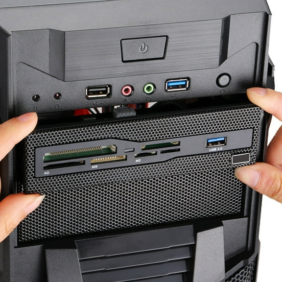 Card Reader,Inch Panel Hub 5.25 Inch Panel Usb 3.0 Cf//xd/ms/m2/tf Panel Hub With Hub With Usb Eryue Ntbl 3.0 Usb Hub 5.25 Computer Bay Cf//xd/ms/m2/tf 5.25 Media Support Cf Xd Ms