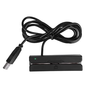Card Reader, Magnetic Stripe 3 Tracks Credit Card Reader, Encoder Reader Door Entry Systems For Pos Plug And Play Device Loyalty