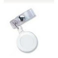 thumbnail image 1 of SICURIX Standard ID Badge Reel Round Belt Clip Strap WHITE (68821), 1 of 3