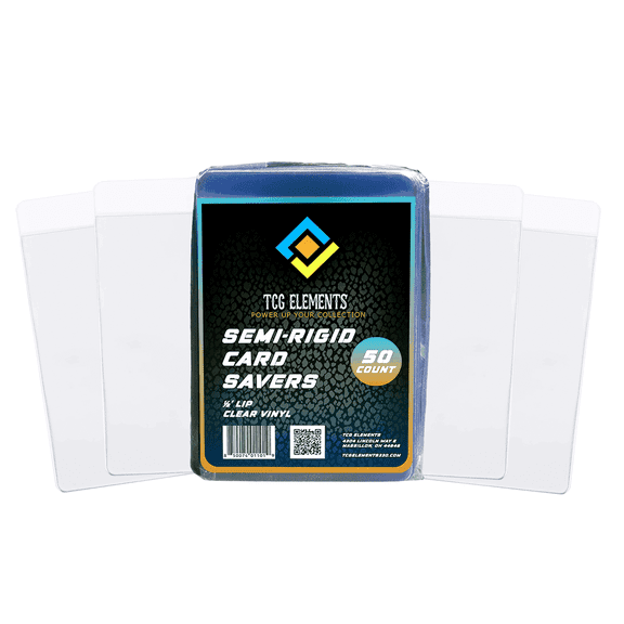 Card Savers Semi Rigid Clear Vinyl 50 Pack