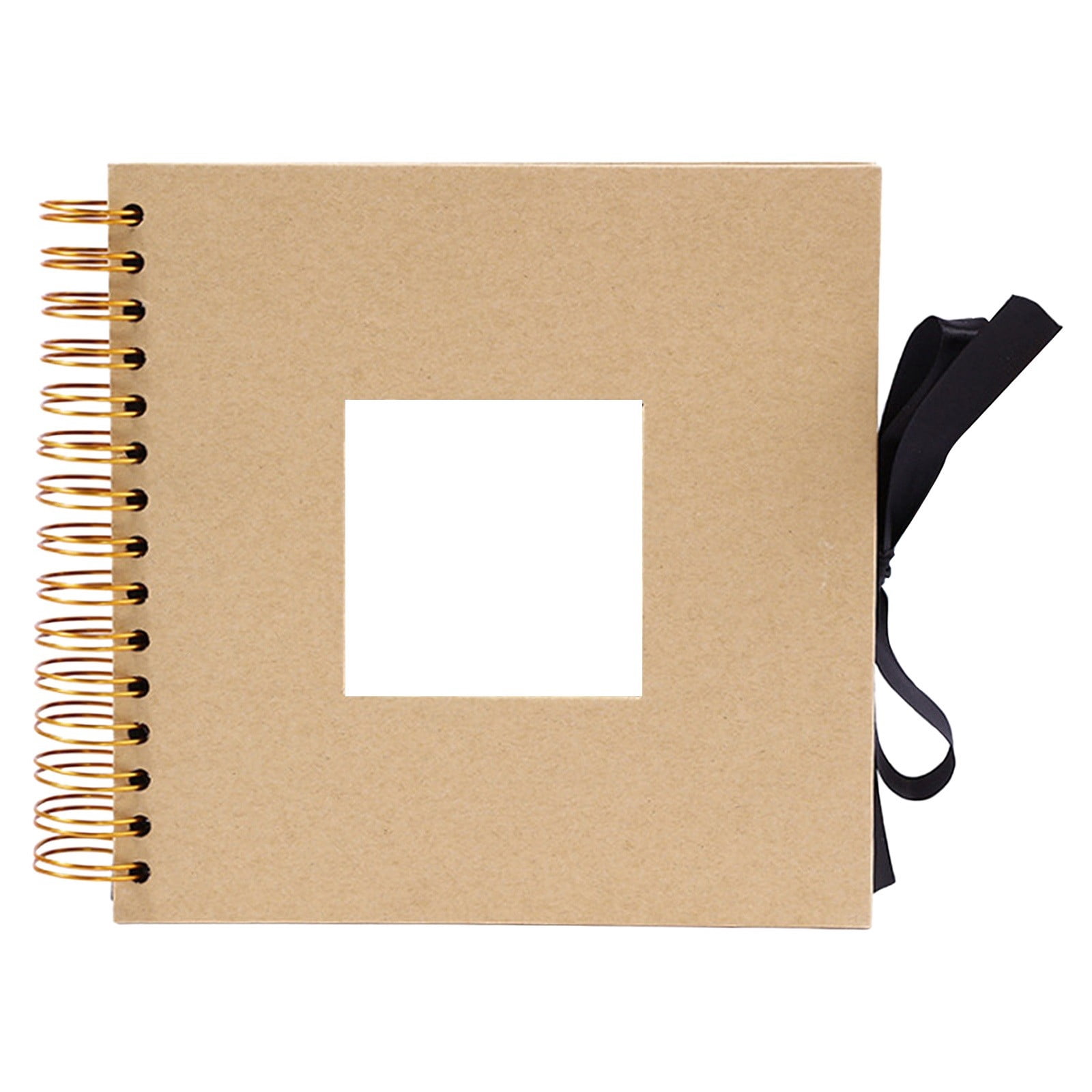 Card Scrapbook Creative Bow Diy Photo Album 8 Inch Window Design Ribbon Memory Book