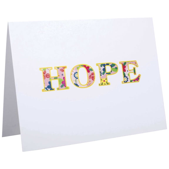 Cottage Garden Encouragement Words Scripture 5.5 x 7.5 x 0.625 Inch, Durable Cardstock with 4 Assorted Designs, Set of 12 Greeting Cards & 12 Envelopes